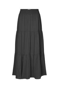 Bottoms: LOLLYS LAUNDRY - DIAMOND MAXI SKIRT -WASHED BLACK