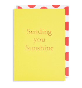 CARD - SENDING YOU SUNSHINE