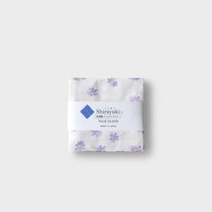 Gifts: NAIBU - Autumn Cherry Blossom Face Cloth in Purple