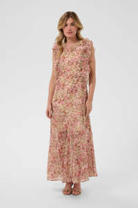 SAINT TROPEZ - RAINIE DRESS - BALLERINA BRUSHED BLOOM