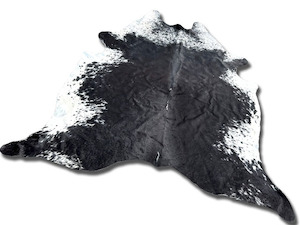 Black + White Cowhides: A707