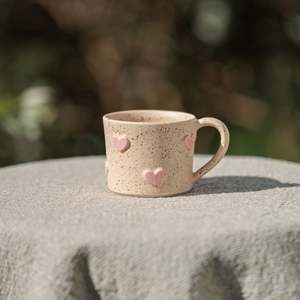 Character Mugs Other Odd Pieces: Sprinkled Hearts Espresso Mug