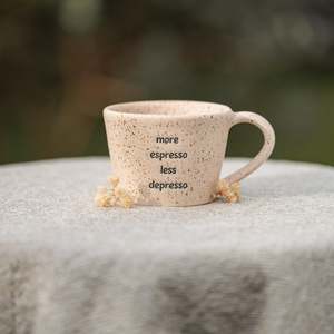 Character Mugs Other Odd Pieces: Less Depresso Espresso Mug