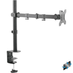 Monitor Mounts: Single Arm Monitor Desk Mount - 13" - 32"