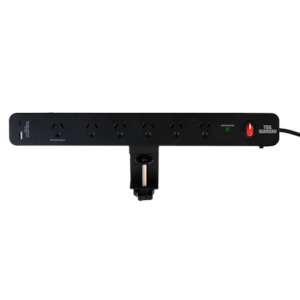 Power Boards: Tool Guardian 6 Socket Power Board Desk Mount