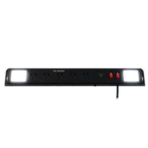 Tool Guardian 5 Socket Power Board Wall Mount with Light