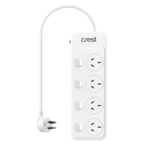 Power Board 4 Sockets 4 Switches