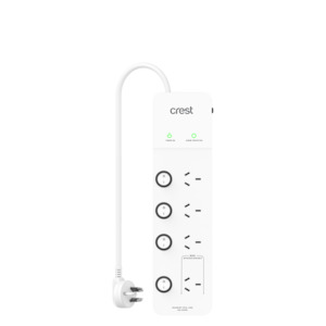 Power Boards: Power Board 4 Sockets with 4 Switches & Surge Protection