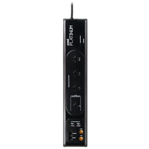 Surge Protected Power Boards: Platinum Power Board 4 Socket 2 USB Surge Coax & Data
