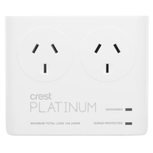 Platinum Surge Protector 2 Socket