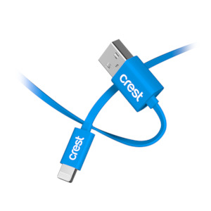 Lightning to USB-A Flat Cable 1.2M - Blue