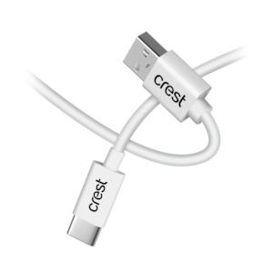 Super Speed USB-C to USB-A Cable 1.5M - White