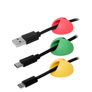 Cable Organiser Cord Grippers - 6 Pack