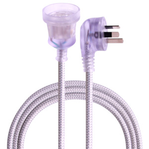 Power Leads: Décord Extension Lead - 3M - Grey