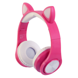TechXtras Bluetooth Cat Ears Headphones - Pink