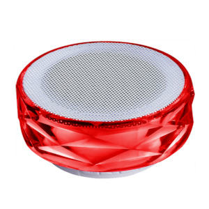 Audio: TechXtras Crystal Wireless Speaker - Red