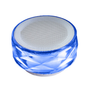 TechXtras Crystal Wireless Speaker - Blue