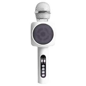 TechXtras Bluetooth Karaoke Microphone White