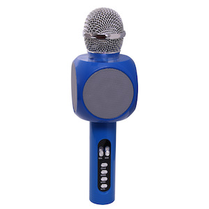 TechXtras Bluetooth Karaoke Microphone Blue