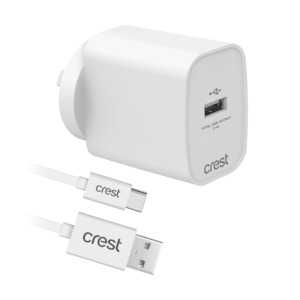 Power Adaptors: USB-C Wall Charger & USB-C Cable