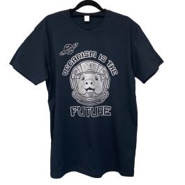 Veganism Is The Future - Dark Blue Unisex Tee - The Vegan LTD