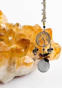 Products: Citrine Dragon Tree Suncatcher
