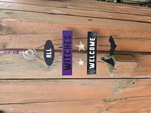 Products: All Witches Welcome Amethyst Suncatcher