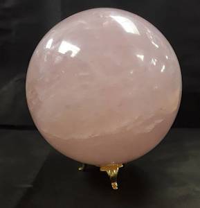 Products: Rose Quartz Crystal Ball 9.5cms