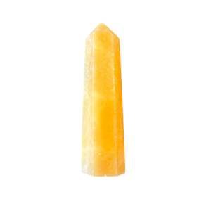 Points: 81mm Orange Calcite Point