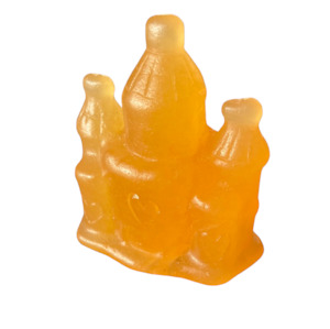 Carvings: 55g Orange Calcite Castle
