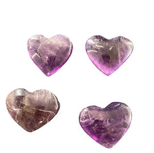 Carvings: 18g Amethyst Heart