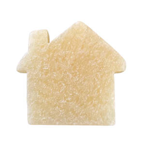 Carvings: 53g Orange Calcite House