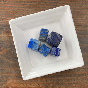 Carvings: Lapis Lazuli Cube