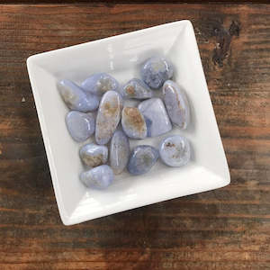 Tumbles: 5-10g Blue Lace Agate tumble