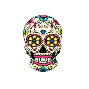 Skulls: Sugar Skull Fridge Magnet