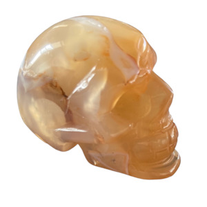 Skulls: 79g Banded Agate Skull