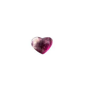 Hearts: 11g Fluorite Heart