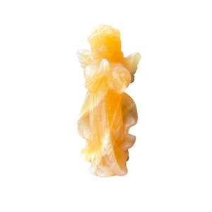 Statement Pieces: 126g Yellow Calcite Angel