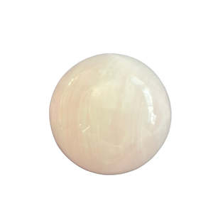 Statement Pieces: 57mm Pink Mangano Calcite Sphere
