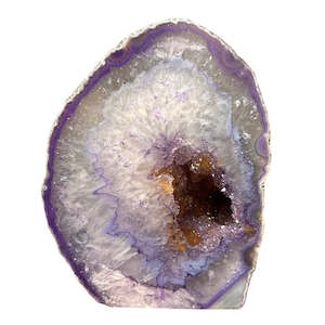 Shapes: 425g Purple Dyed Agate Freeform