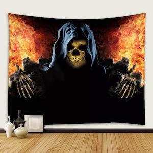 Tapestries: Grim Reaper large tapestry