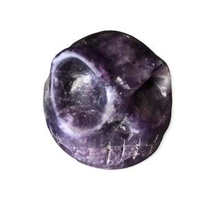 Nightmare Before Christmas: Lepidolite Jack Skellington Head carving