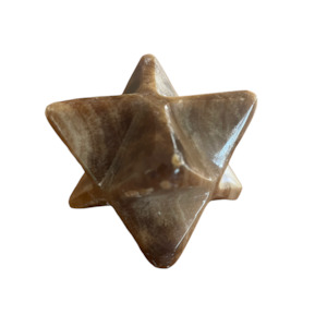 Merkaba Stars: Chocolate Calcite Merkaba Star