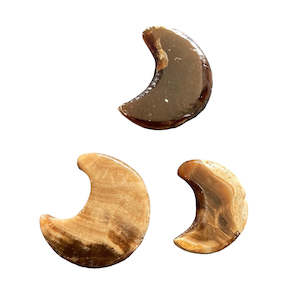 Stars And Moons: Chocolate Calcite Moon