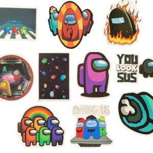 Stickers: Among Us 10pc Bag of Stickers