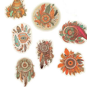 Stickers: Boho Girl 10pc Bag of Stickers
