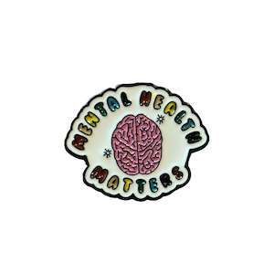 Badges: White Mental Health Matters Badge