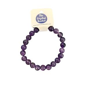 Bracelets: 8mm Amethyst Bracelet