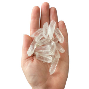 100g Clear Quartz Bag of Needles