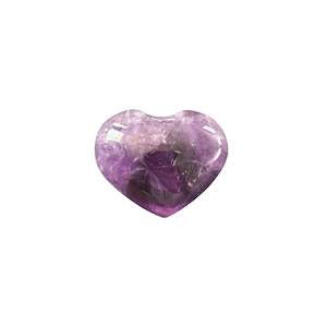 56g Amethyst Heart